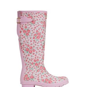 NWT LoveShackFancy Pink Floral Winter Boots